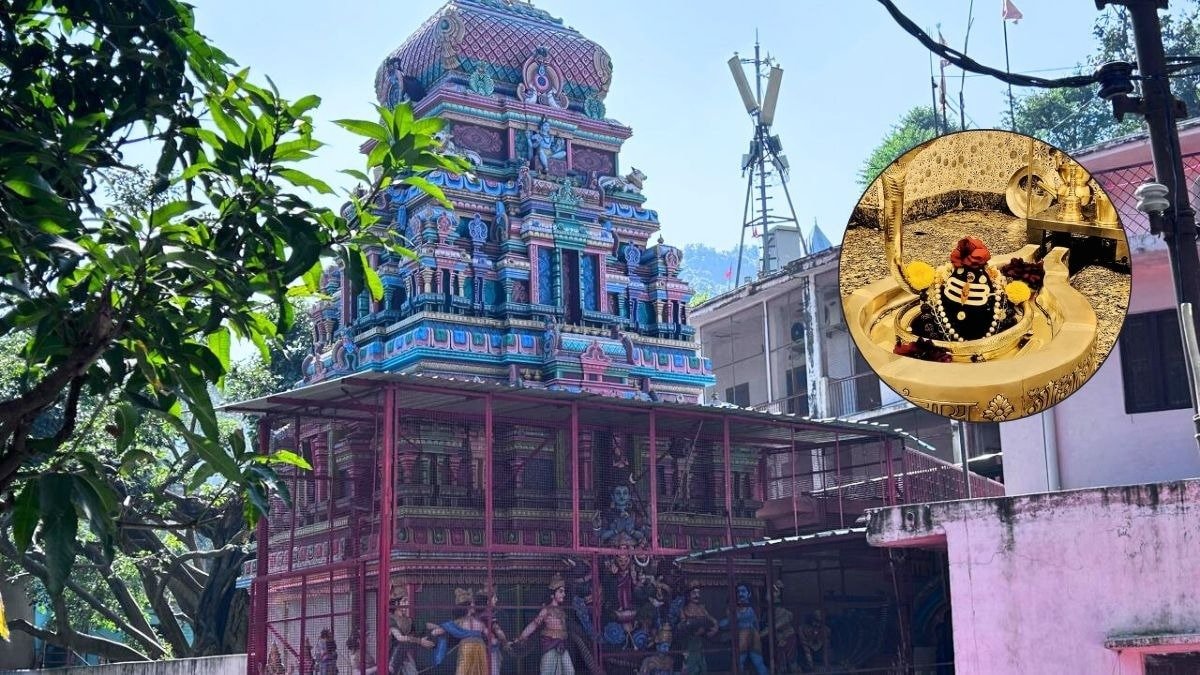 ऋषिकेश में स्थित नीलकंठ महादेव मंदिर का भव्य दृश्य, जहां भगवान शिव ने समुद्र मंथन का विष पान किया था