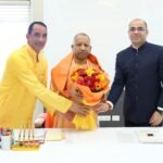 लखनऊ लक्ष्मण मेला मैदान में आयोजित 41वें छठ महापर्व की भव्य तैयारी, सजाए गए घाट और सूर्य अर्घ्य देते श्रद्धालु।