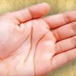 हस्तरेखा विज्ञान में जीवन रेखा, मस्तिष्क रेखा और हृदय रेखा का महत्व दर्शाती हथेली