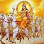 रविवार व्रत में सूर्यदेव को अर्घ्य देते श्रद्धालु