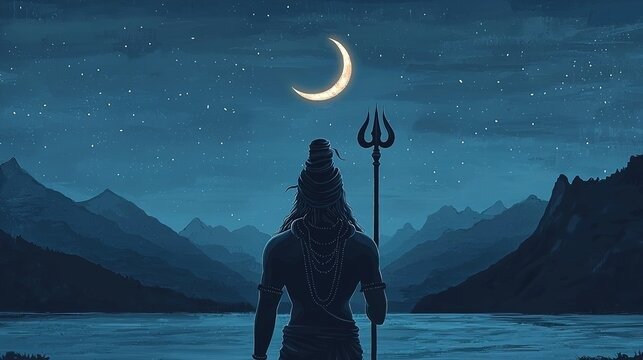 चैत्र मासिक शिवरात्रि 2026 पर Shiva और Parvati की पूजा करते श्रद्धालु, शिवलिंग पर जल और बेलपत्र अर्पित करते हुए