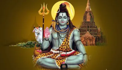 सोम प्रदोष व्रत 2026 में भगवान शिव की पूजा करते श्रद्धालु, शिवलिंग पर बेलपत्र और पंचामृत अर्पित करते हुए