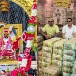 सांवलिया सेठ मंदिर चित्तौड़गढ़ में भक्तों की भीड़ और मंदिर भंडार में 46 करोड़ से अधिक दान की गणना