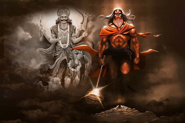 हनुमान जी और शनिदेव की भक्ति करते हुए श्रद्धालु