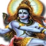 भगवान शिव सती के वियोग में तांडव करते हुए