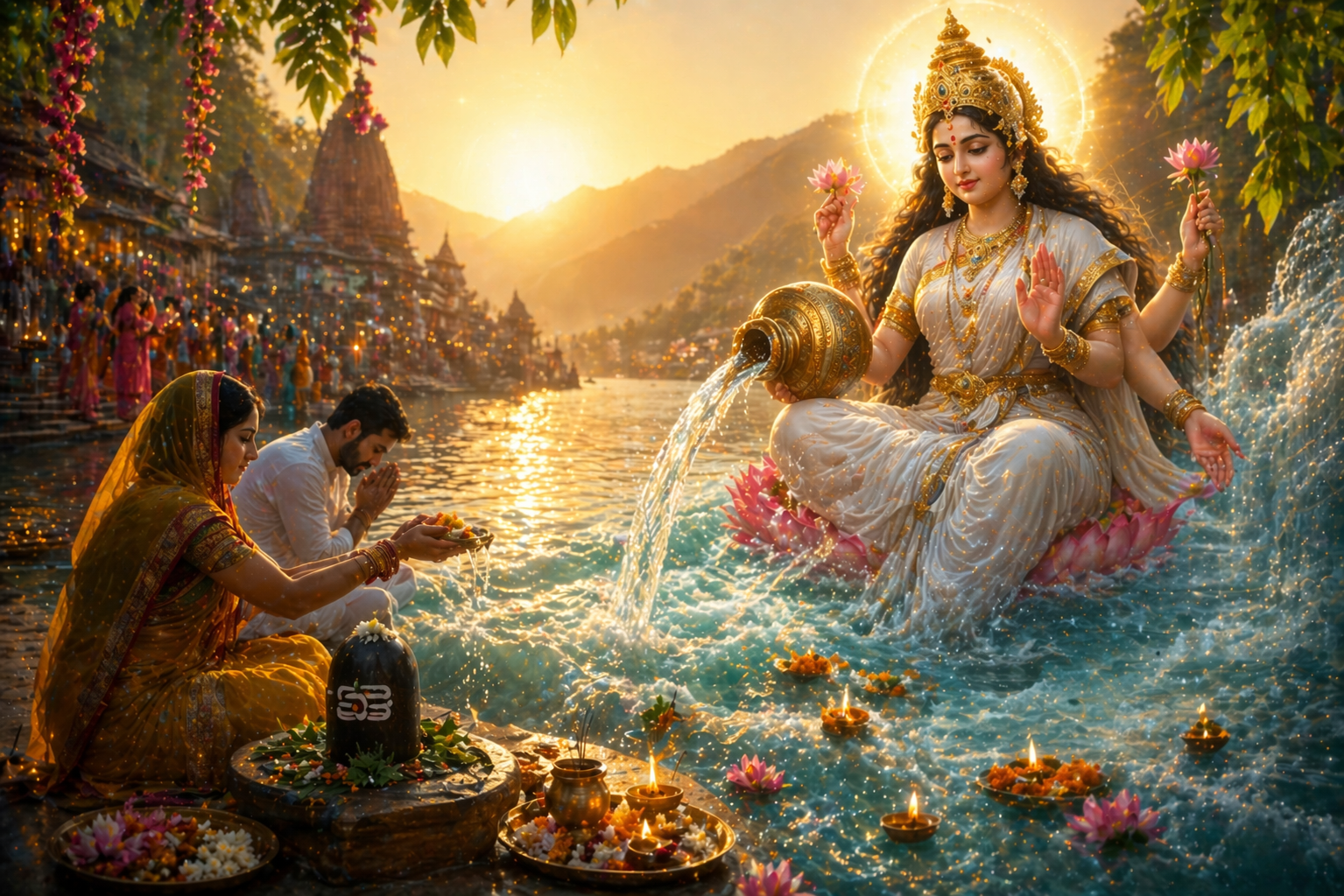 गंगा सप्तमी 2026 पूजा, शुभ योग और गंगा स्नान का महत्व