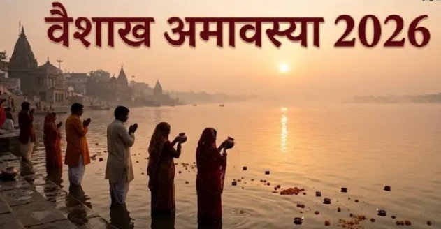 वैशाख अमावस्या 2026 पर स्नान, दान और पितृ तर्पण करते श्रद्धालु