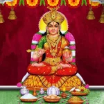 माता अन्नपूर्णा की आरती करते भक्त, अन्न और समृद्धि के लिए प्रार्थना