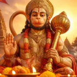 ज्येष्ठ माह के बड़ा मंगल पर भगवान हनुमान की पूजा करते श्रद्धालु, मंदिर में चोला और प्रसाद अर्पित करते हुए