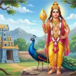 स्कन्द षष्ठी पर भगवान कार्तिकेय की पूजा करते श्रद्धालु