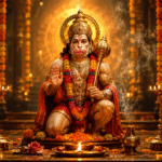 हनुमान मंदिर में बड़े मंगल पर पूजा-अर्चना करते श्रद्धालु