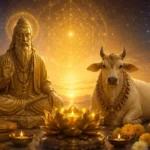 गुरु पुष्य योग में पूजा करते श्रद्धालु और श्री यंत्र साधना