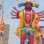 रांची के उलाटू गांव स्थित चारमुखी हनुमान मंदिर का दृश्य, जहां शाम होते ही मंदिर परिसर सुनसान हो जाता है।