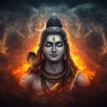 भगवान शिव की प्रतिमा के समक्ष श्री शिव चालीसा का पाठ करते हुए श्रद्धालु