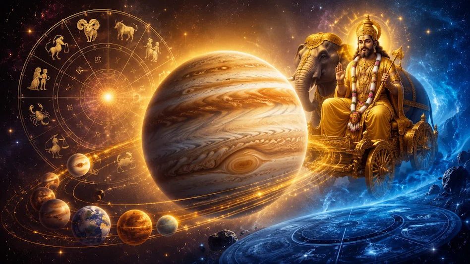 गुरु बृहस्पति नक्षत्र परिवर्तन 2026 और 4 राशियों पर पड़ने वाले शुभ प्रभाव का ज्योतिषीय चित्र