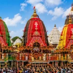 पुरी रथ यात्रा 2026 में भगवान जगन्नाथ, बलभद्र और देवी सुभद्रा के रथ, गुंडिचा मंदिर और मौसी मां मंदिर की झलक