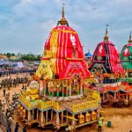 भगवान जगन्नाथ, भगवान बलभद्र और मां सुभद्रा की बाहुड़ा यात्रा के दिव्य दर्शन, पुरी ओडिशा