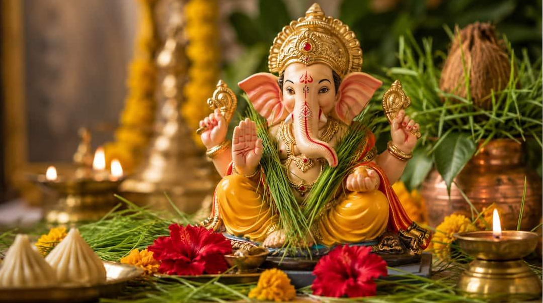 भगवान गणेश की पूजा में दूर्वा और मोदक, गणेश जी को तुलसी न चढ़ाने की पौराणिक मान्यता